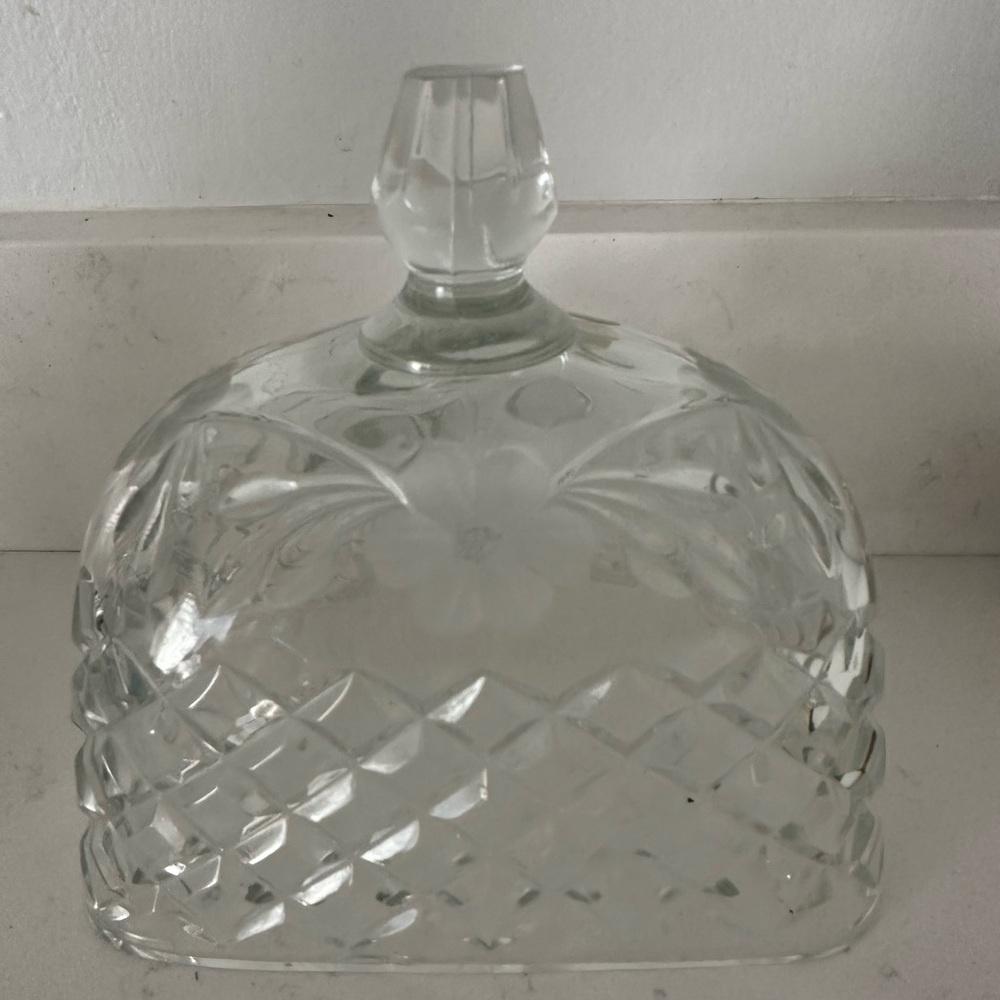 Swedish Crystal Rectangular Cloche